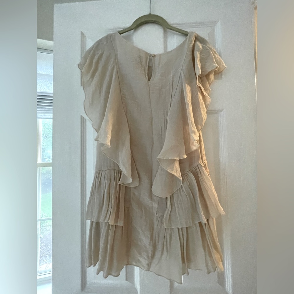 Vero Moda Tan Linen Top - Picture 2 of 6